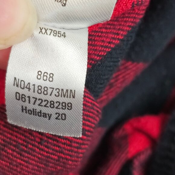 Nordstrom Mens XL Red/Black Plaid Comfy Lounge Sleepwear PJ Pants Stretch Waist - Picture 11 of 12